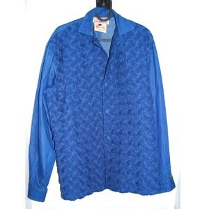 Women's jean jacket Small Bis Bis California Sunwash Ruched Dark denim blazer